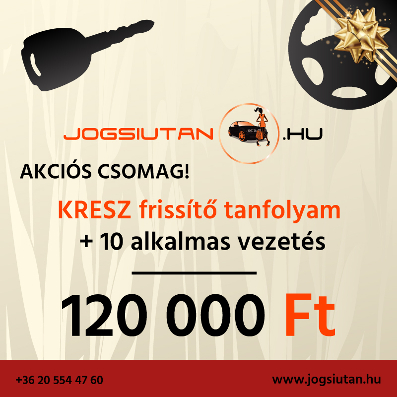 KRESZ + 10 Alkalmas Ajándékutalvány